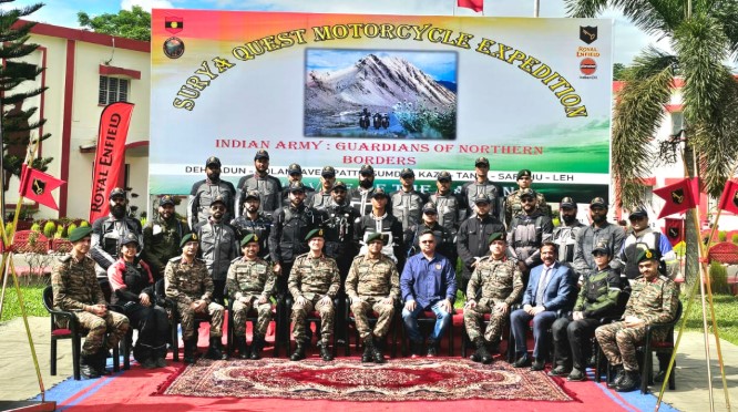 सूर्या क्वेस्ट मोटरसाइकिल अभियान का फ्लैग ऑफ समारोह – देहरादून से शुभारंभ